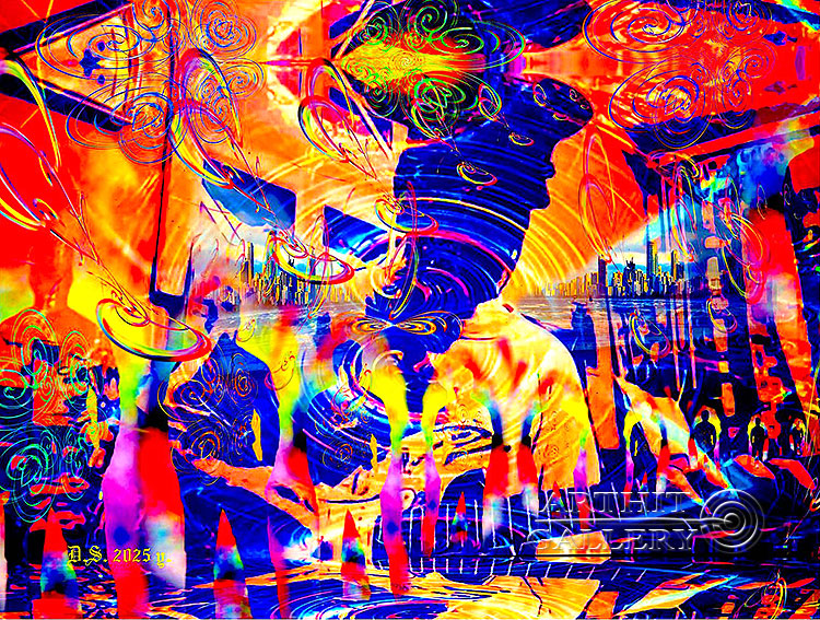 Dude. Oblivious to himself -7533
	Dmitry Stepanoff.
	Abstract art, Original paintings