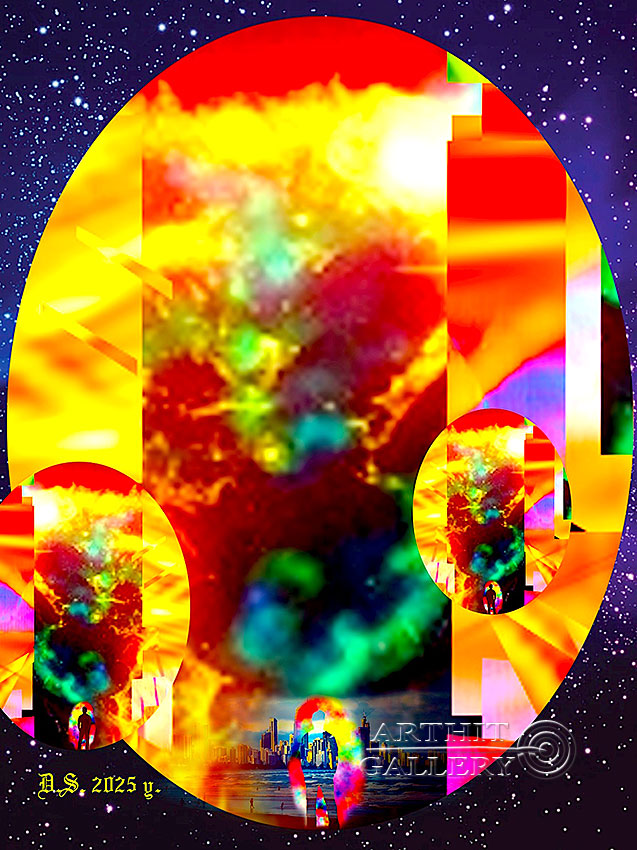 Born in an Egg-7533
	Dmitry Stepanoff.
	Abstract art, Original paintings