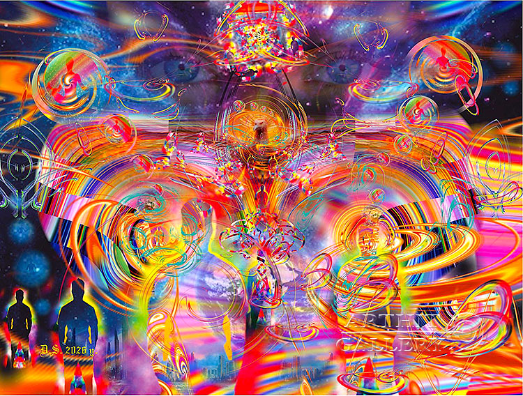 The Phoenix: Love Is Endless-7534
	Dmitry Stepanoff.
	Abstract art, Original paintings