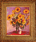 Claude Monet. <br>Bouquet of Sunflowers