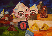 ''Tibet-Shambhala''.
Alferov Andrei.
Modernism.
Original art for sale