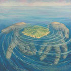 ''Island''.
Kalinin Vladimir.
Surrealism.
Original art for sale