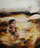 ''Prayer''.
Kapustina Elena.
Impressionism.
Original art for sale