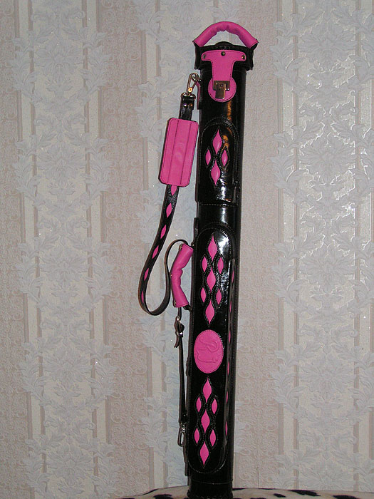 Pool cue case
Genuine leather cue case
Hand tooled design
Erofey Evladin
