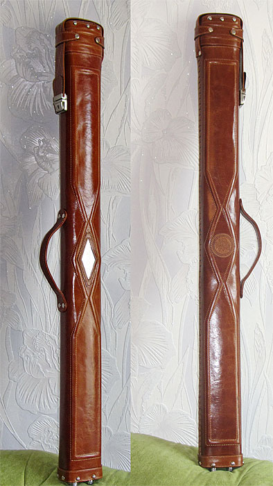 Pool cue case
Genuine leather cue case
Hand tooled design
Erofey Evladin