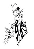 Abstract art for sale. Original drawings by Victoria Romanenkova. Light and shade