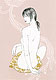 Drawings. Japanese drawings. Pencil drawings. Gazing Into Tomorrow