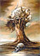 Fantasy paintings.
Original paintings. 
Grain of humanity