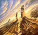 Fantasy paintings.
Original paintings. 
Time and space