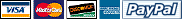 Escrow.com accepts the majority of credit cards, including: Eurocard/MasterCard, VISA, Diners Club, JCB, STB. The security of credit card payment is guaranteed by the international payment system "ESCROW.COM"
