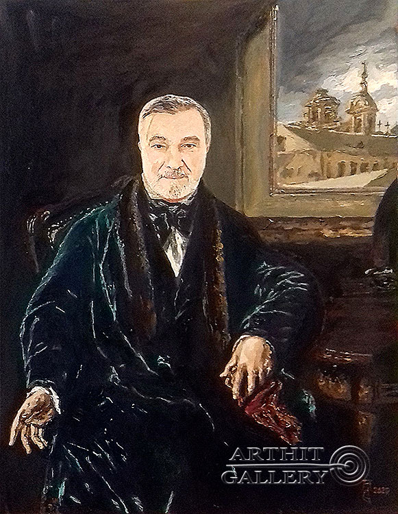 'Portrait of the surgeon Vadim Petrovsky'. Gukalov Alexander
