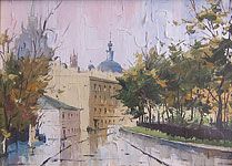 Impressionism 
Original paintings 
Cherney Victor
Yauza avenue
VIEW ENLARGED