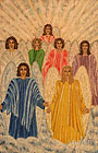 Naive art
Archangels. `We are with you`
