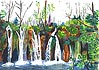 Landscape
Original paintings 
Plitvitsa waterfalls