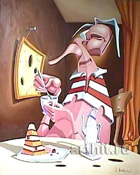 Small Pleasures
Alexander Lyamkin
Original oil paintings for sale. 
Surrealism.